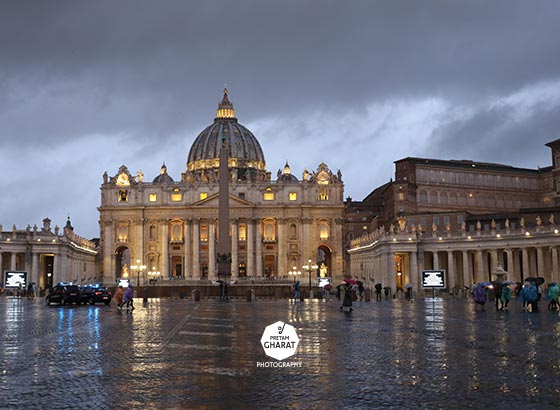 St-peters-basilica-dusk-rome-italy-Life-Through-My-Lens-Dr-dentist-Pretam-Gharat-wimpole-harley-street-London